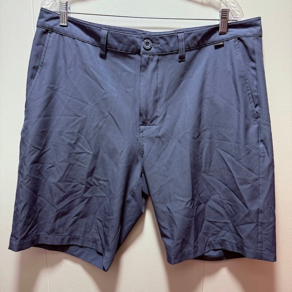 TravisMathew Men's‎ Size 36 Blue Performance Golf Shorts Polyester Spandex
